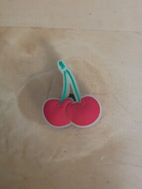 10 for $10 Jibbitz Croc Charm - Luminous Cherries Red Fruit - Glow Shoe Charm